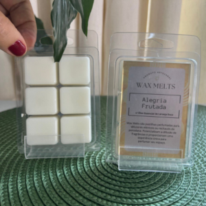 Pastilha Aromática - Wax Melts Alegria Frutada - c/ Óleo Essencial de Laranja Doce