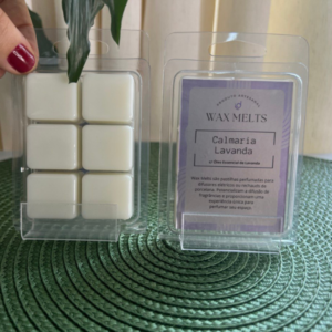 Pastilha Aromática - Wax Melts Calmaria Lavanda - c/ Óleo Essencial de Lavanda