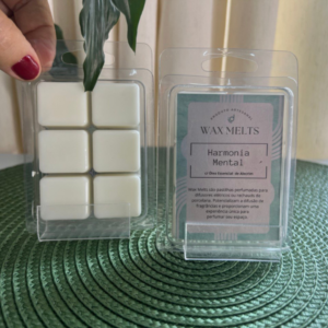 Pastilha Aromática - Wax Melts Harmonia Mental - c/ Óleo Essencial de Alecrim